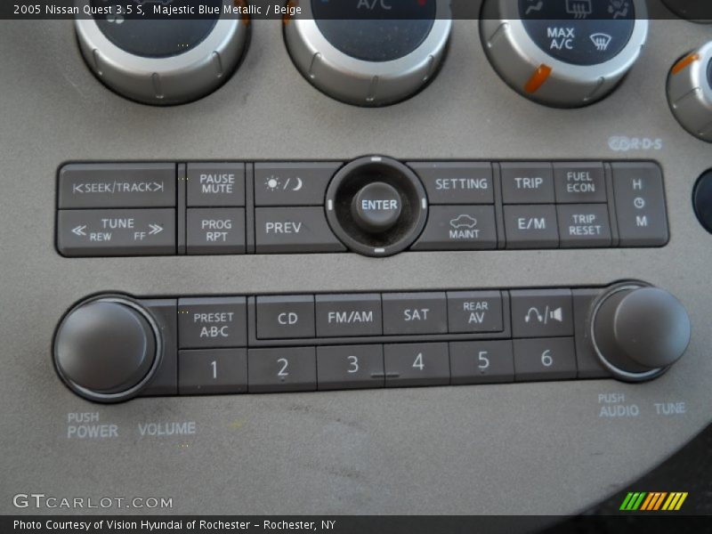 Majestic Blue Metallic / Beige 2005 Nissan Quest 3.5 S