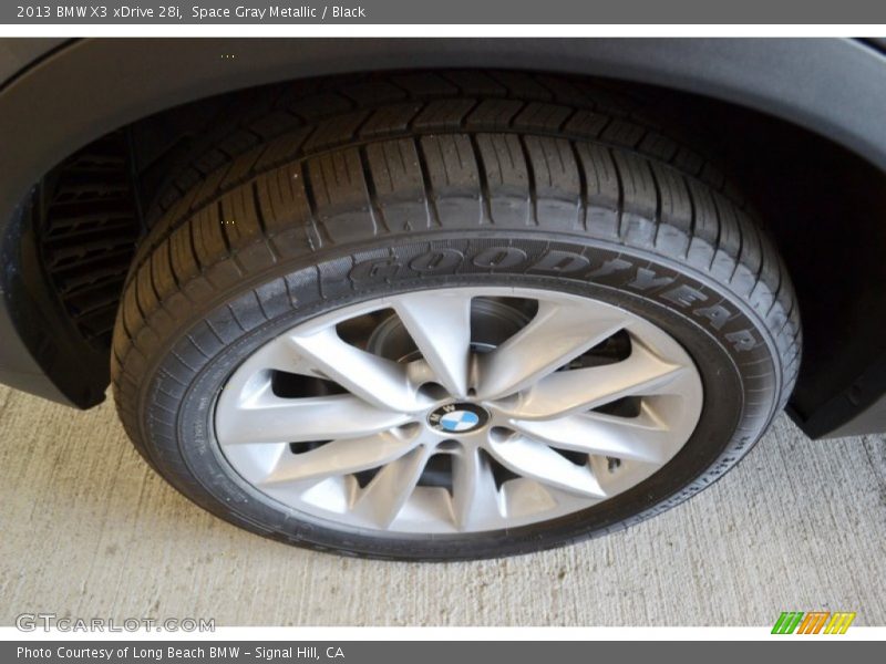 Space Gray Metallic / Black 2013 BMW X3 xDrive 28i