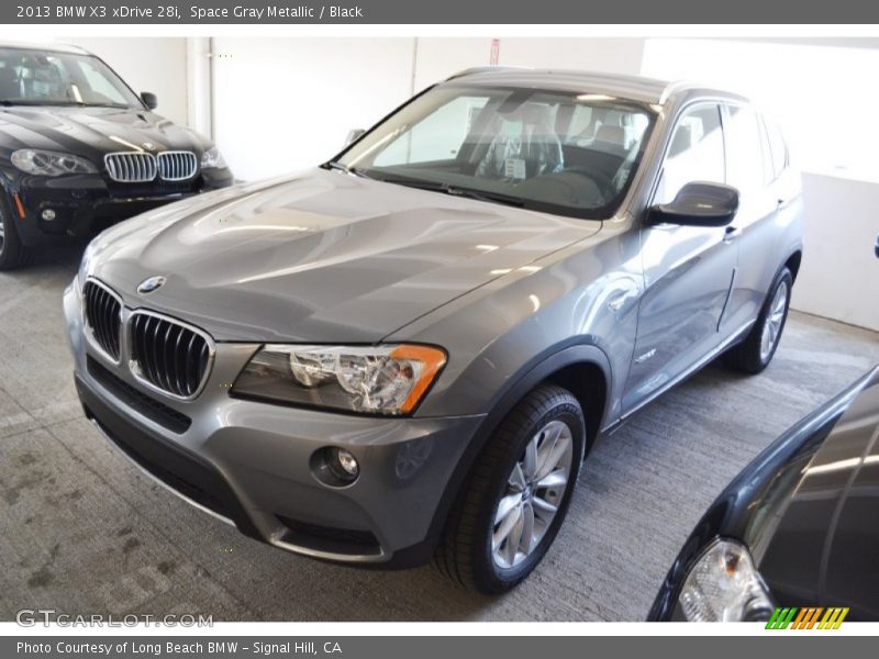 Space Gray Metallic / Black 2013 BMW X3 xDrive 28i