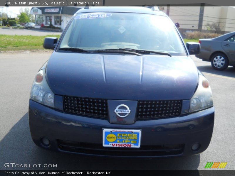Majestic Blue Metallic / Beige 2005 Nissan Quest 3.5 S