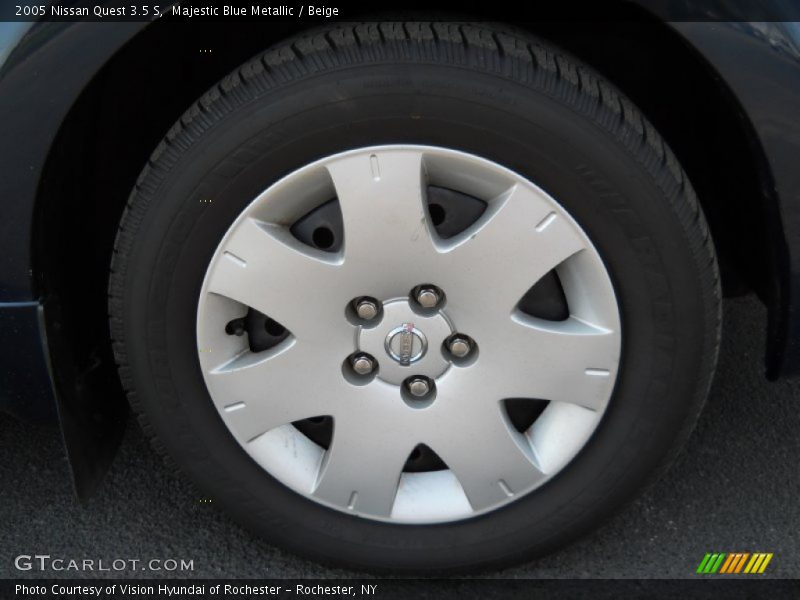 Majestic Blue Metallic / Beige 2005 Nissan Quest 3.5 S