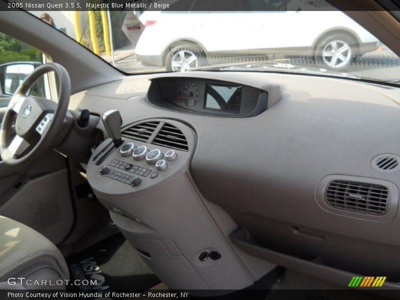 Majestic Blue Metallic / Beige 2005 Nissan Quest 3.5 S
