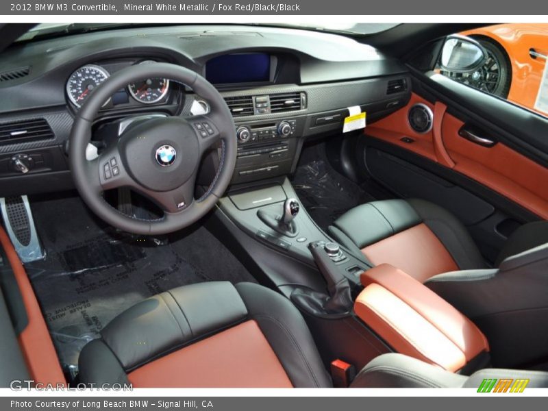 Fox Red/Black/Black Interior - 2012 M3 Convertible 