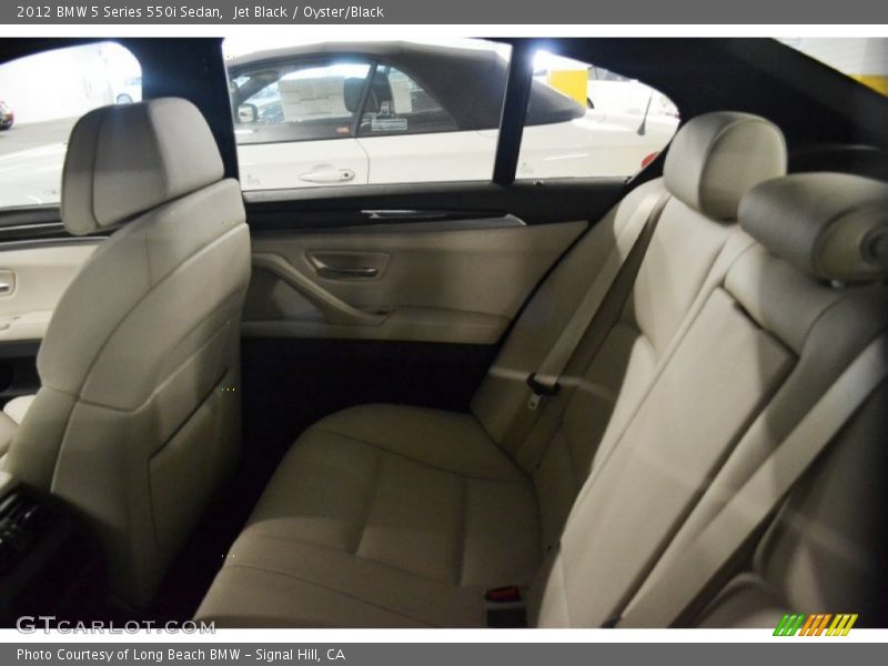 Jet Black / Oyster/Black 2012 BMW 5 Series 550i Sedan