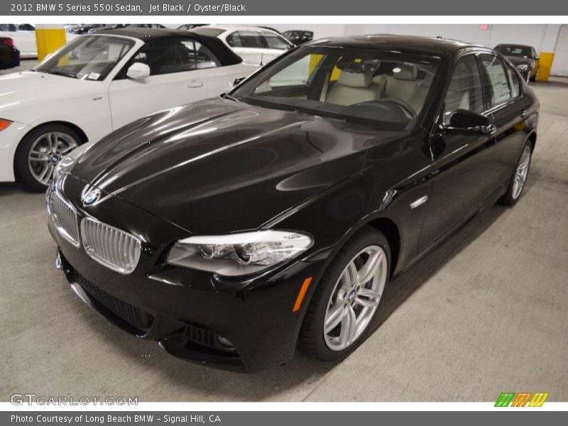 Jet Black / Oyster/Black 2012 BMW 5 Series 550i Sedan