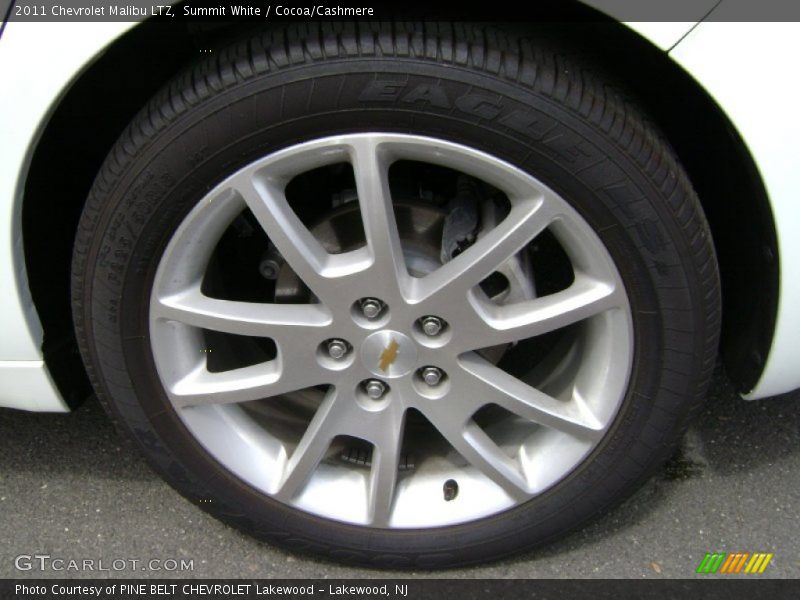 Summit White / Cocoa/Cashmere 2011 Chevrolet Malibu LTZ
