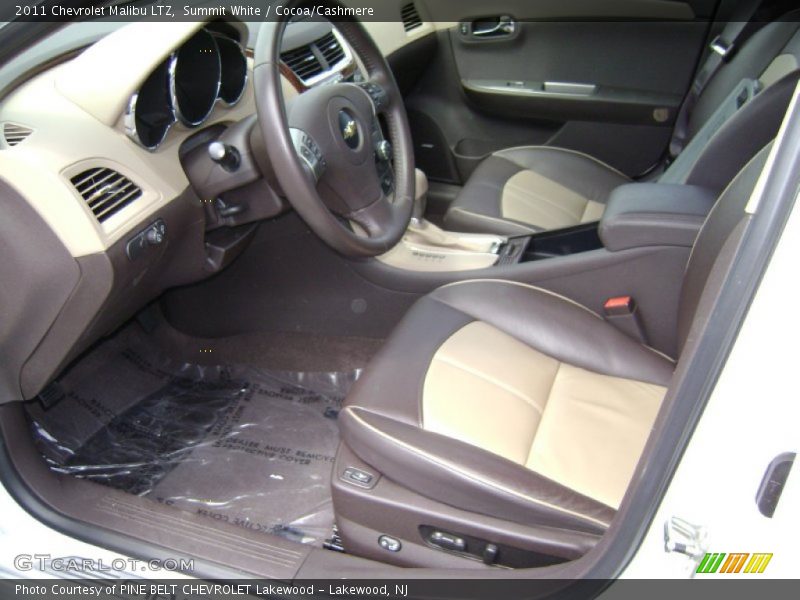 Summit White / Cocoa/Cashmere 2011 Chevrolet Malibu LTZ