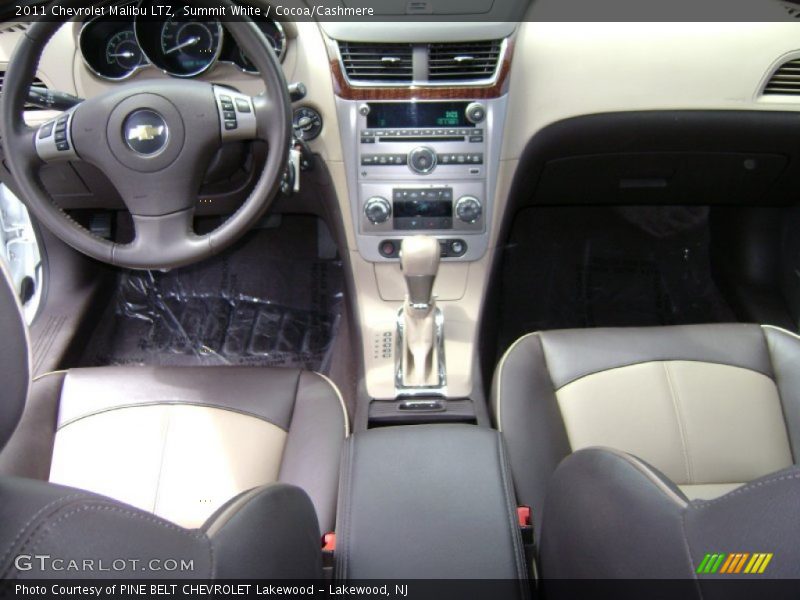 Summit White / Cocoa/Cashmere 2011 Chevrolet Malibu LTZ