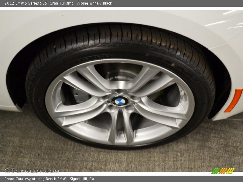 Alpine White / Black 2012 BMW 5 Series 535i Gran Turismo