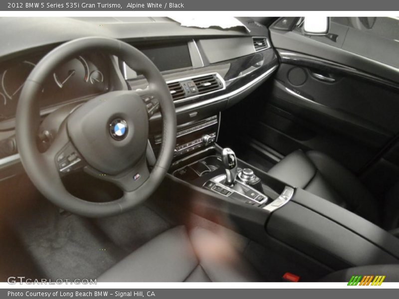 Alpine White / Black 2012 BMW 5 Series 535i Gran Turismo
