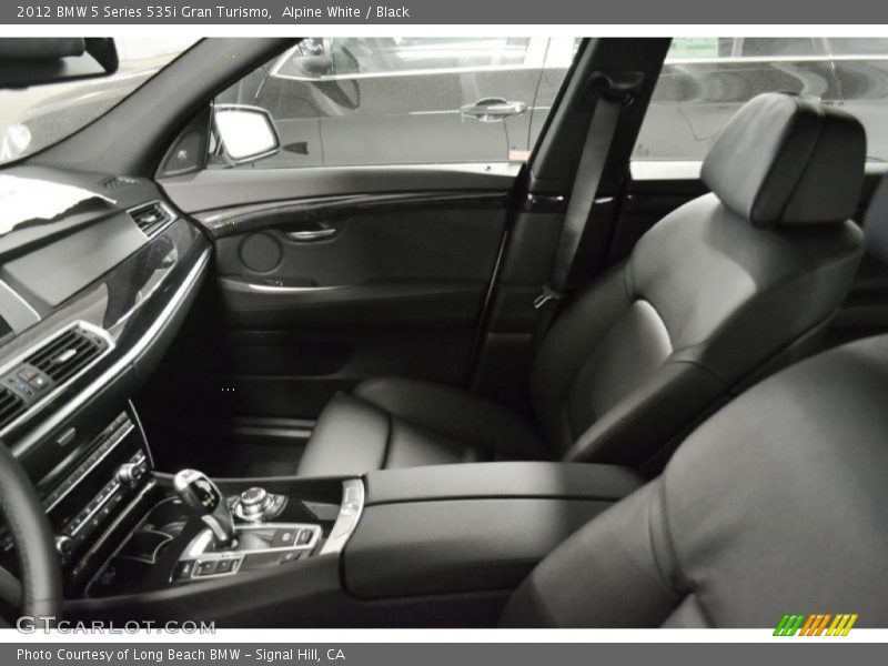 Alpine White / Black 2012 BMW 5 Series 535i Gran Turismo