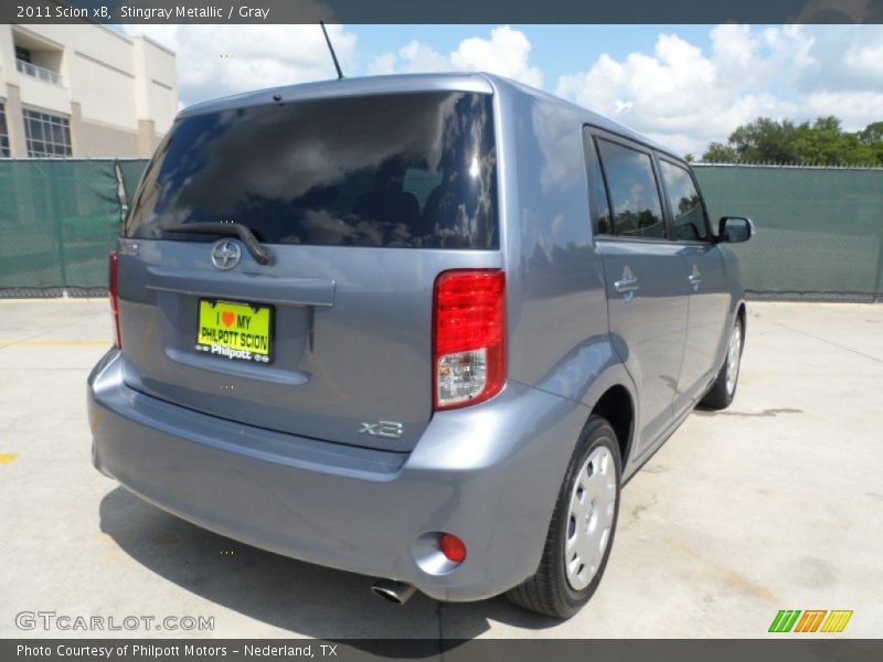 Stingray Metallic / Gray 2011 Scion xB