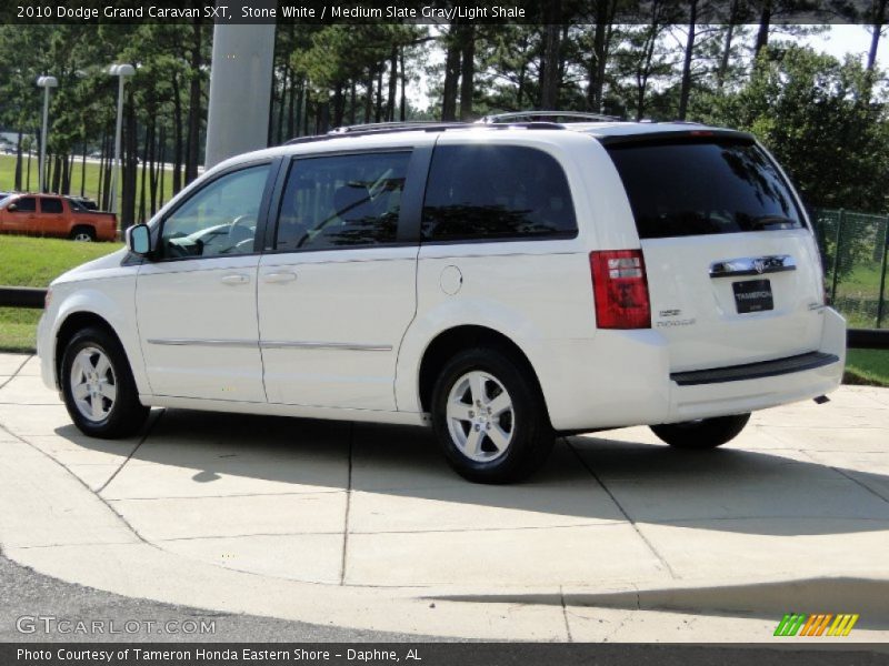Stone White / Medium Slate Gray/Light Shale 2010 Dodge Grand Caravan SXT