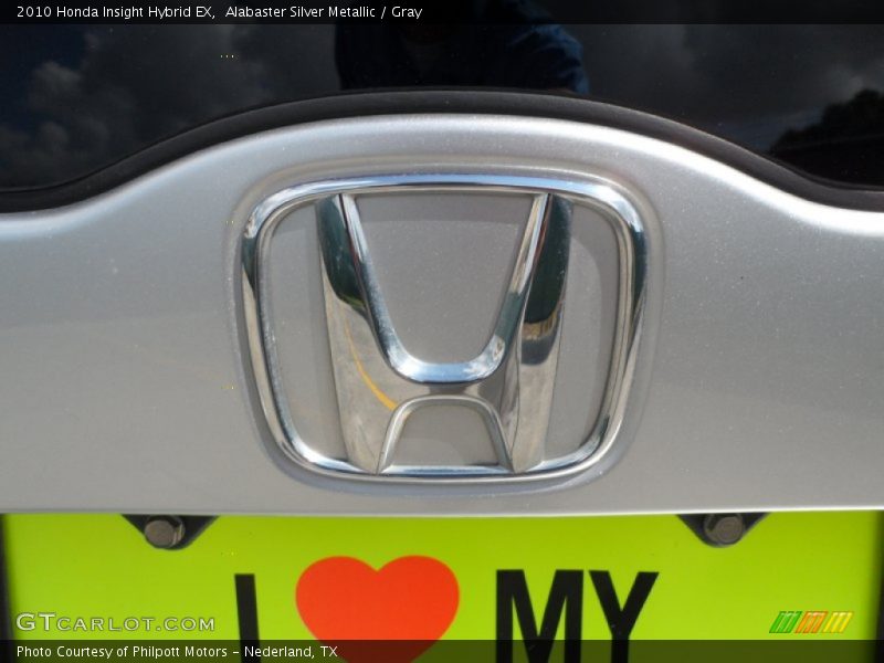 Alabaster Silver Metallic / Gray 2010 Honda Insight Hybrid EX