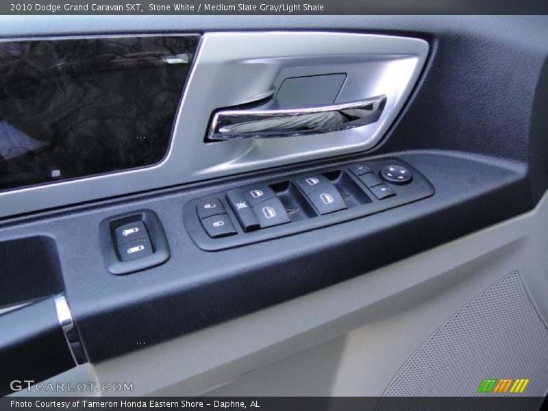 Stone White / Medium Slate Gray/Light Shale 2010 Dodge Grand Caravan SXT