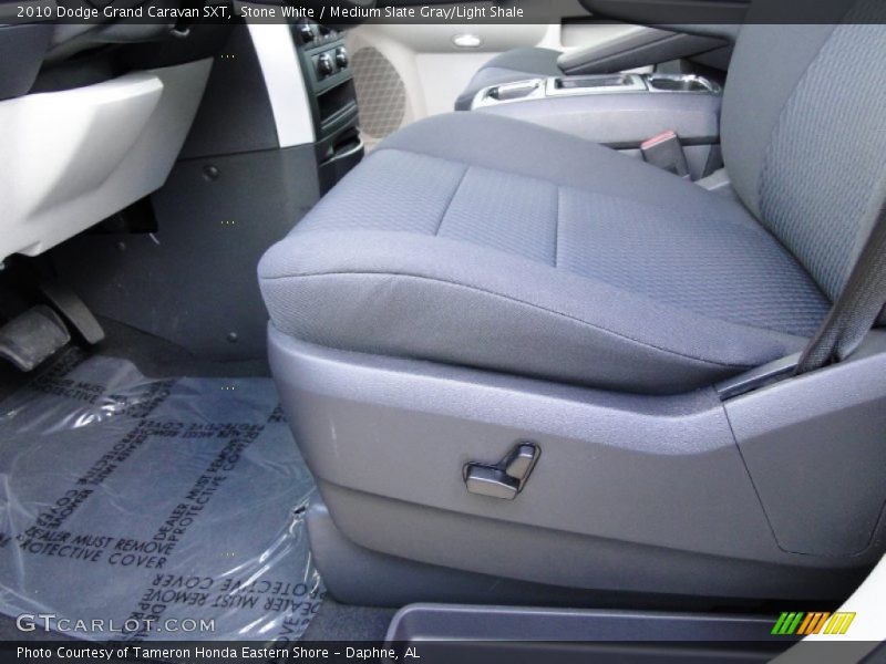 Stone White / Medium Slate Gray/Light Shale 2010 Dodge Grand Caravan SXT