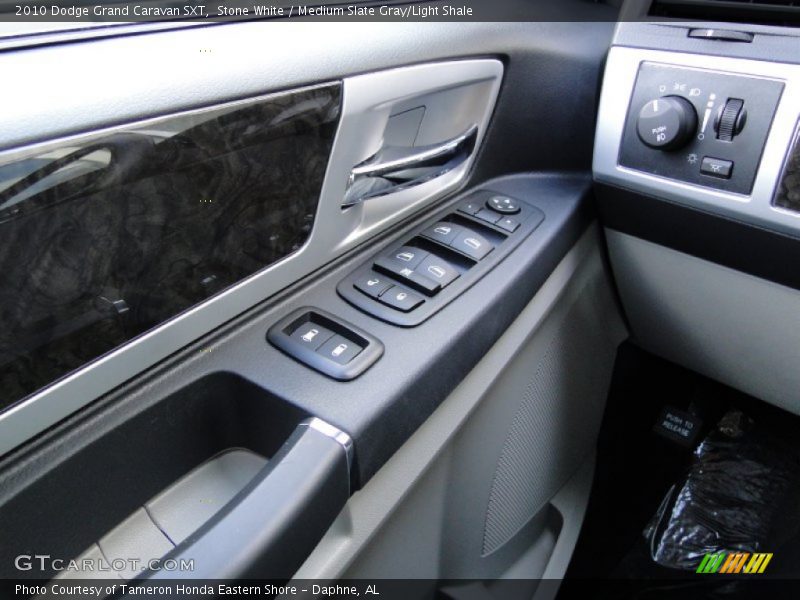 Stone White / Medium Slate Gray/Light Shale 2010 Dodge Grand Caravan SXT