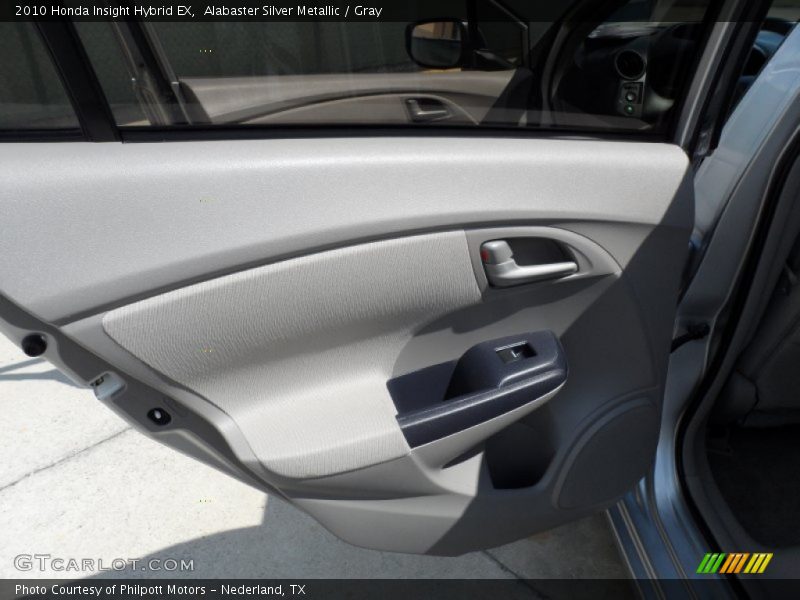 Alabaster Silver Metallic / Gray 2010 Honda Insight Hybrid EX