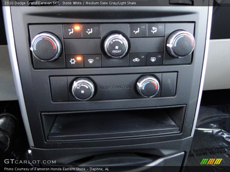 Stone White / Medium Slate Gray/Light Shale 2010 Dodge Grand Caravan SXT