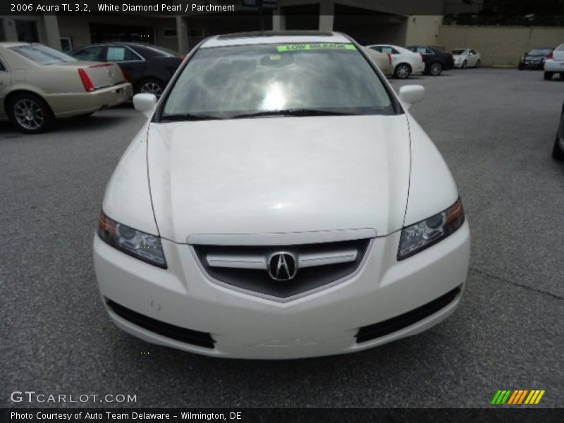 White Diamond Pearl / Parchment 2006 Acura TL 3.2