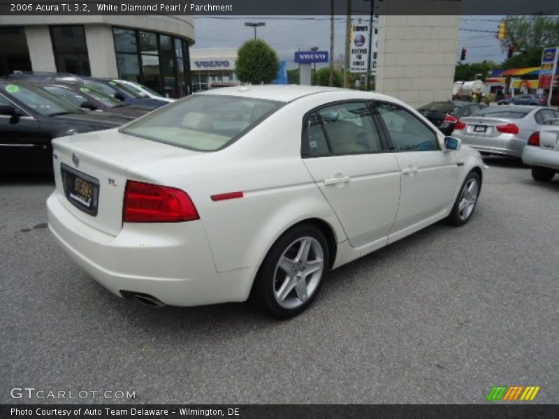 White Diamond Pearl / Parchment 2006 Acura TL 3.2