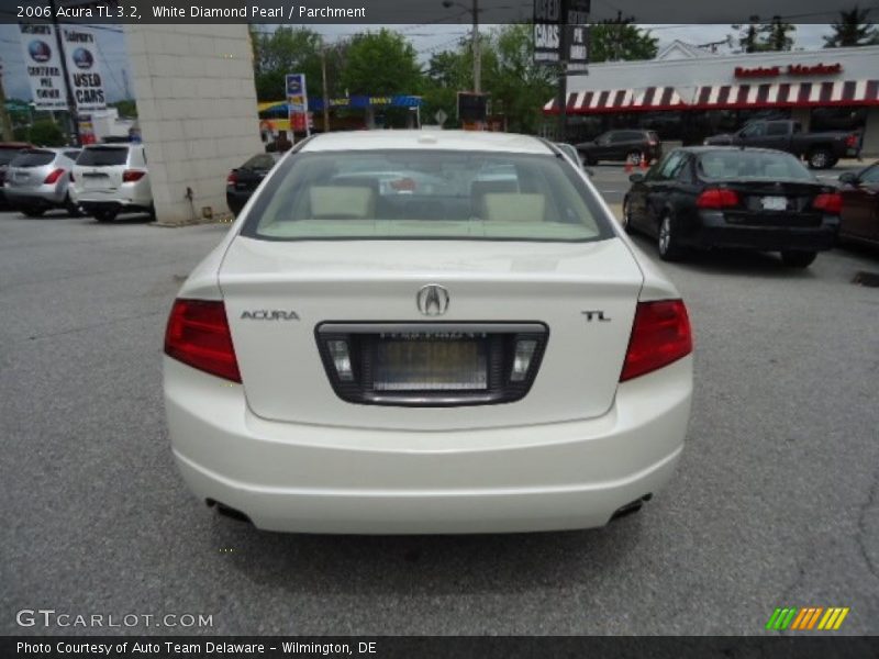 White Diamond Pearl / Parchment 2006 Acura TL 3.2