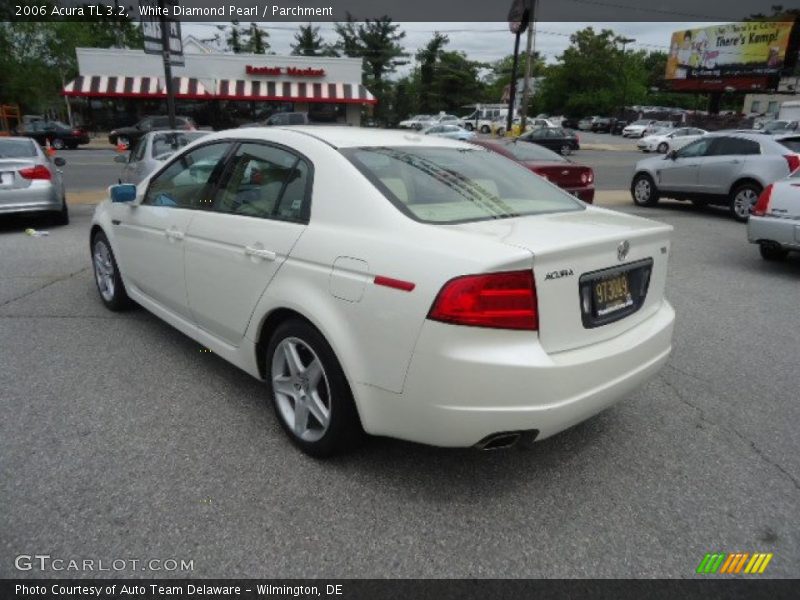 White Diamond Pearl / Parchment 2006 Acura TL 3.2