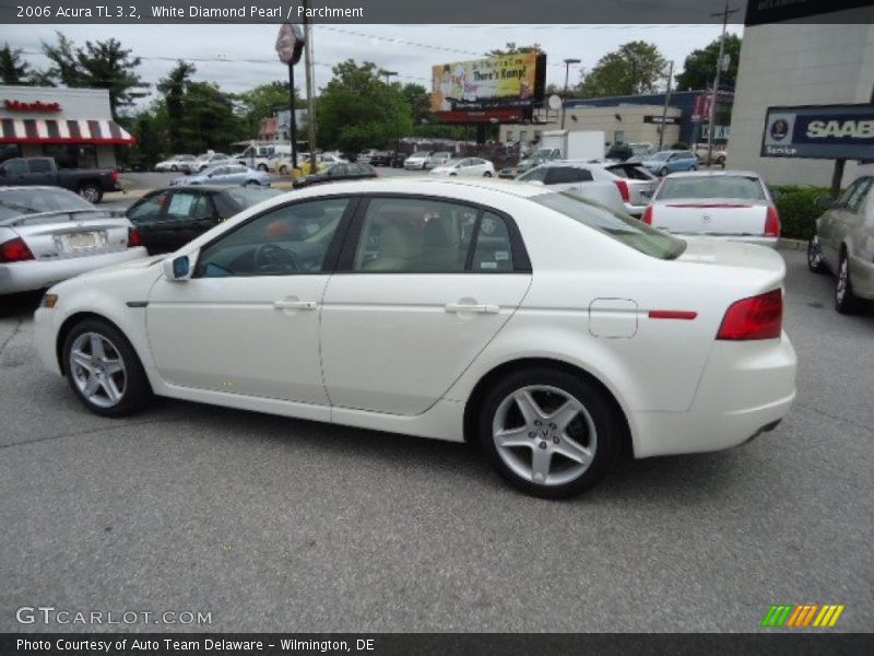 White Diamond Pearl / Parchment 2006 Acura TL 3.2