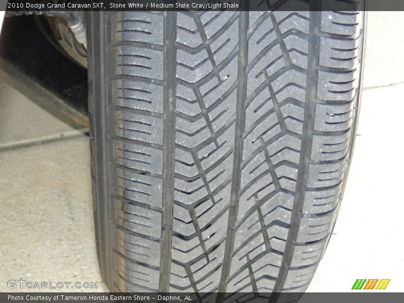Stone White / Medium Slate Gray/Light Shale 2010 Dodge Grand Caravan SXT