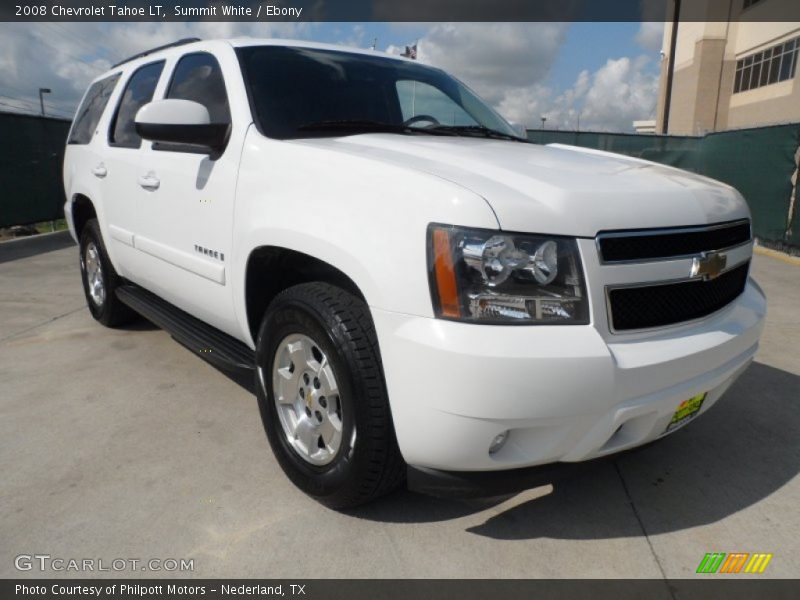 Summit White / Ebony 2008 Chevrolet Tahoe LT
