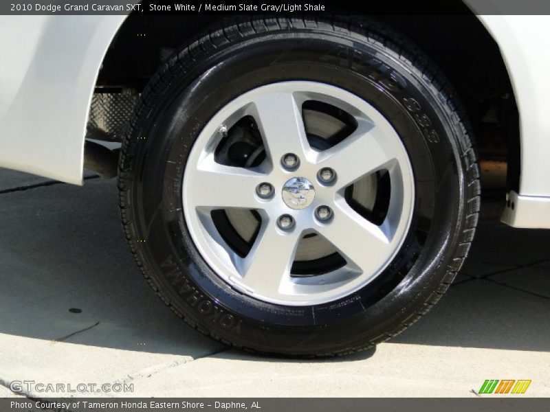 Stone White / Medium Slate Gray/Light Shale 2010 Dodge Grand Caravan SXT