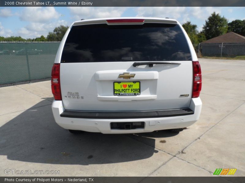 Summit White / Ebony 2008 Chevrolet Tahoe LT