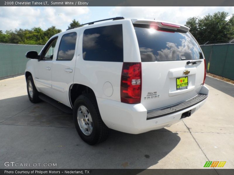 Summit White / Ebony 2008 Chevrolet Tahoe LT