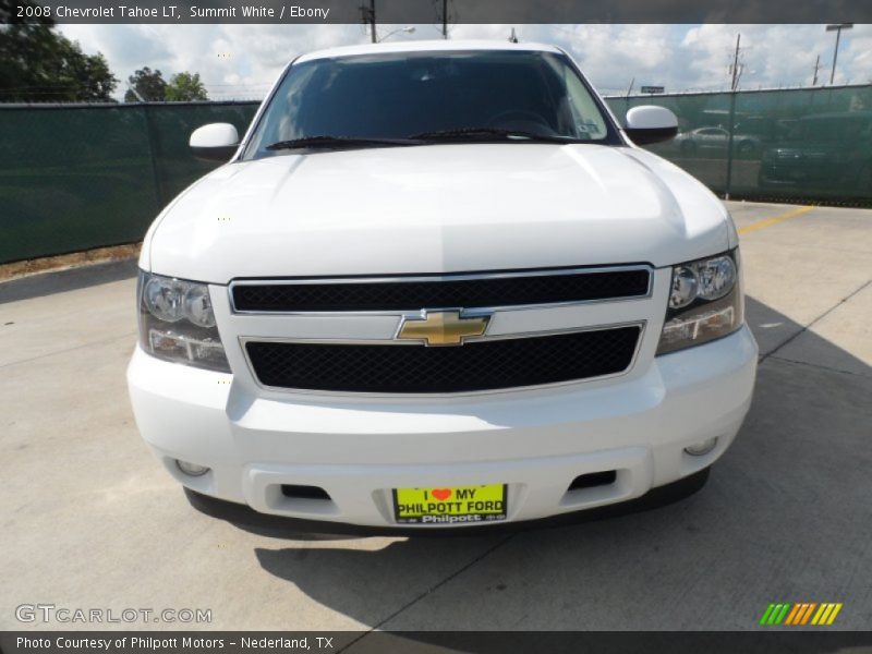 Summit White / Ebony 2008 Chevrolet Tahoe LT