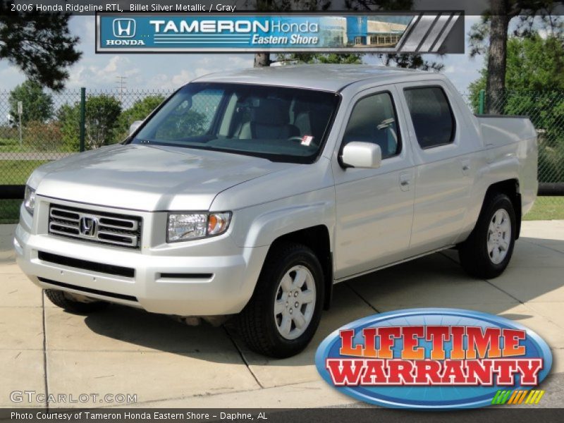 Billet Silver Metallic / Gray 2006 Honda Ridgeline RTL