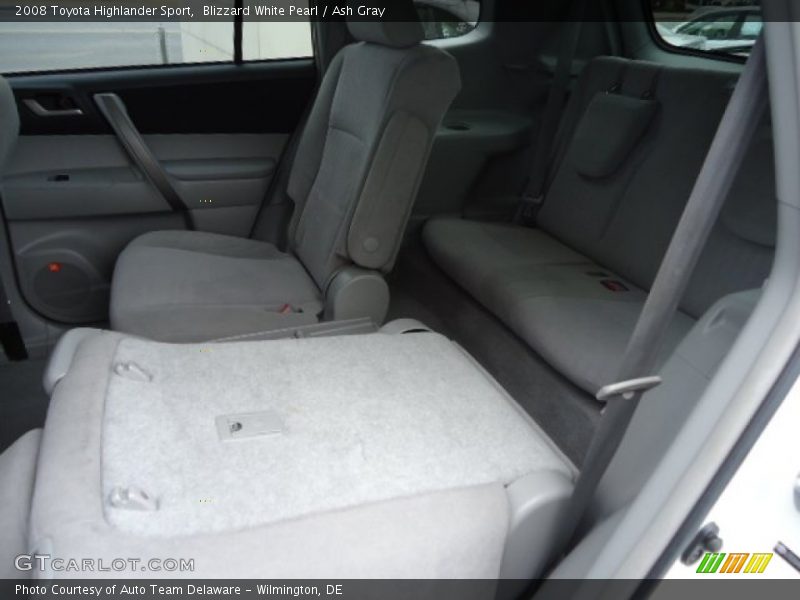 Blizzard White Pearl / Ash Gray 2008 Toyota Highlander Sport