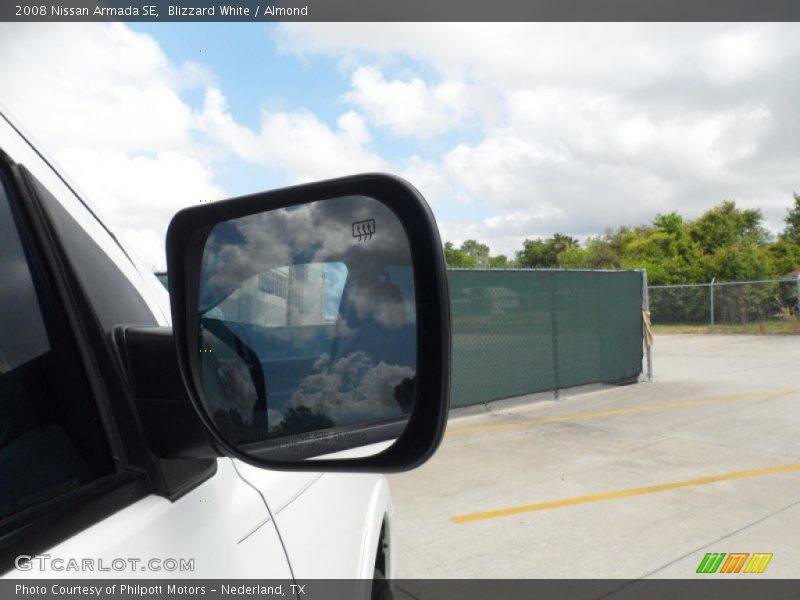 Blizzard White / Almond 2008 Nissan Armada SE