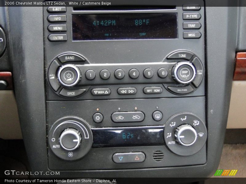 White / Cashmere Beige 2006 Chevrolet Malibu LTZ Sedan