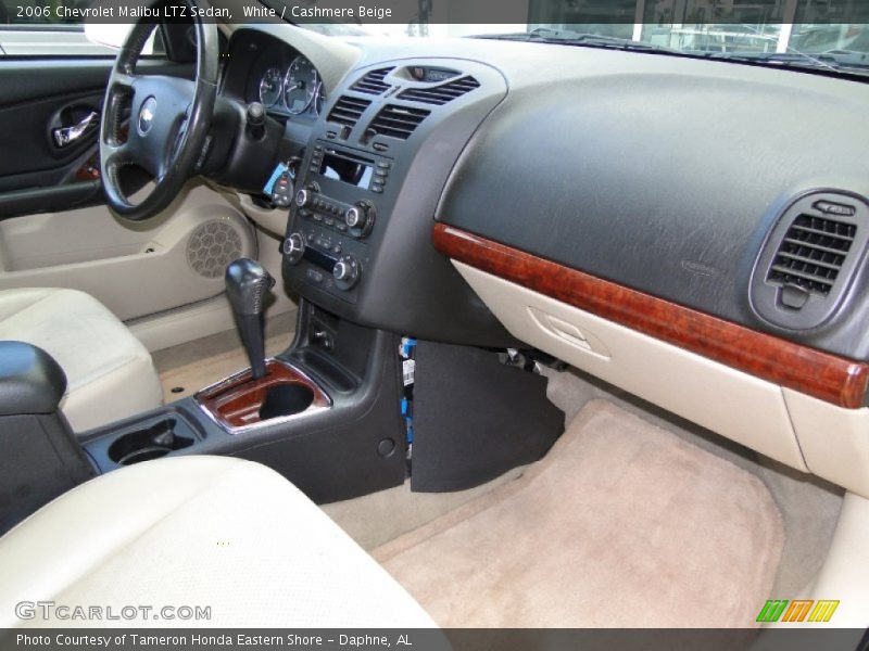 White / Cashmere Beige 2006 Chevrolet Malibu LTZ Sedan