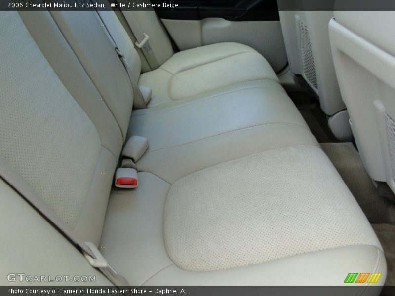 White / Cashmere Beige 2006 Chevrolet Malibu LTZ Sedan