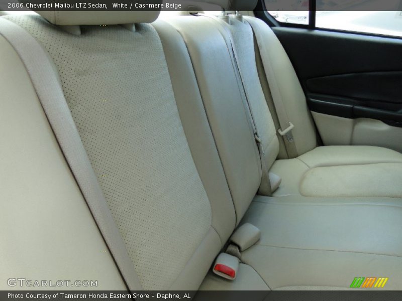 White / Cashmere Beige 2006 Chevrolet Malibu LTZ Sedan