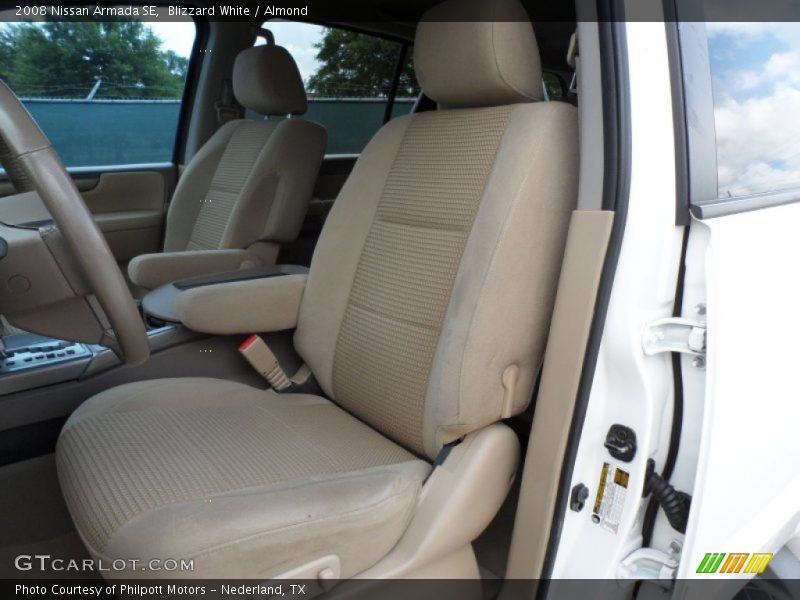 Blizzard White / Almond 2008 Nissan Armada SE