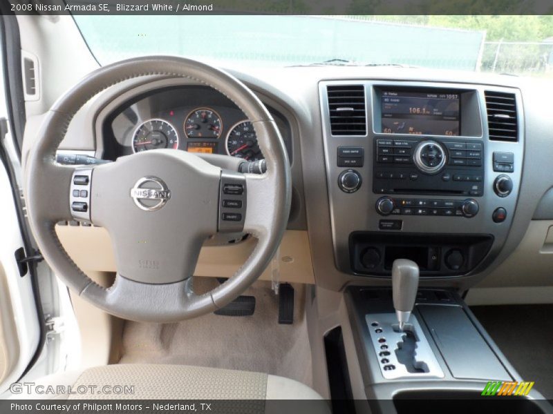 Blizzard White / Almond 2008 Nissan Armada SE