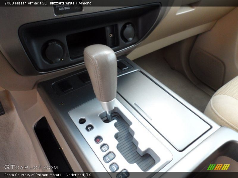 Blizzard White / Almond 2008 Nissan Armada SE