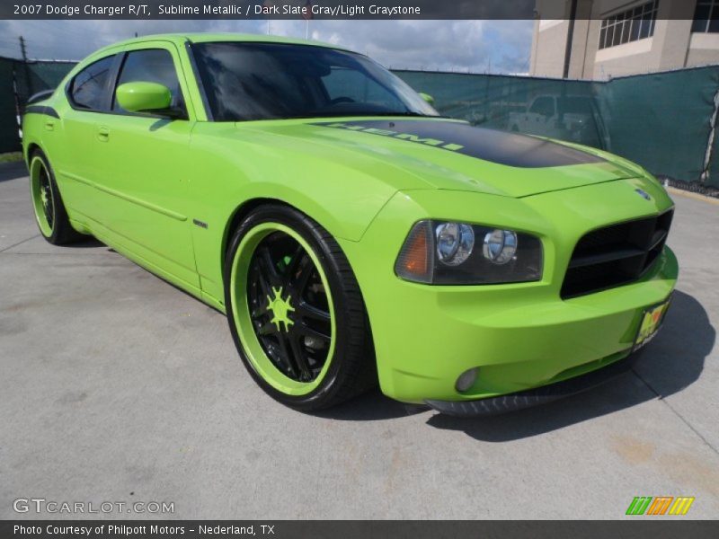 Sublime Metallic / Dark Slate Gray/Light Graystone 2007 Dodge Charger R/T