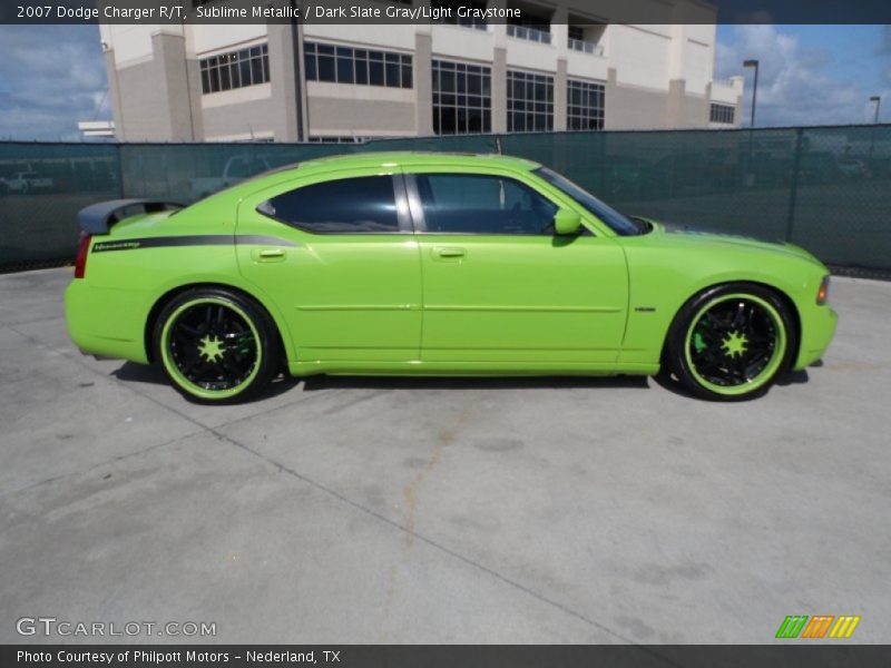 Sublime Metallic / Dark Slate Gray/Light Graystone 2007 Dodge Charger R/T