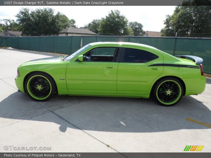 Sublime Metallic / Dark Slate Gray/Light Graystone 2007 Dodge Charger R/T
