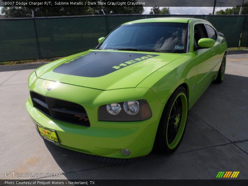 Sublime Metallic / Dark Slate Gray/Light Graystone 2007 Dodge Charger R/T