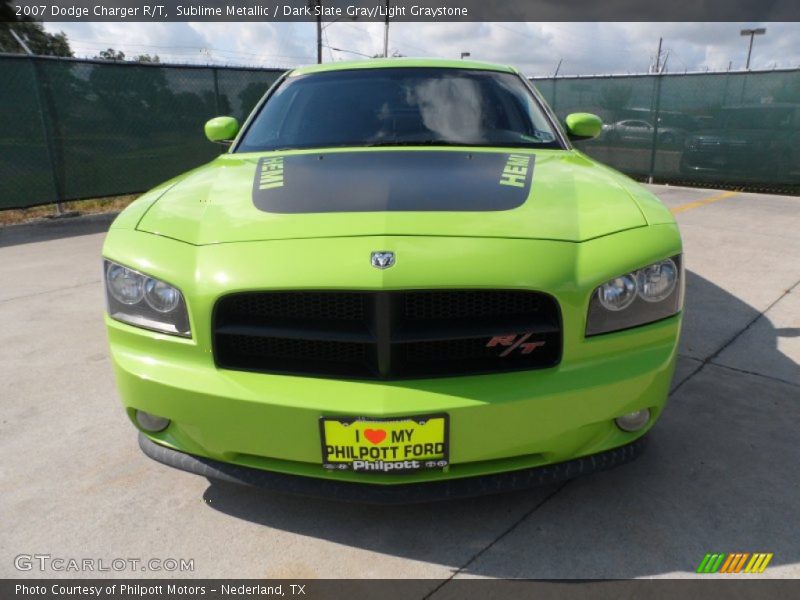 Sublime Metallic / Dark Slate Gray/Light Graystone 2007 Dodge Charger R/T