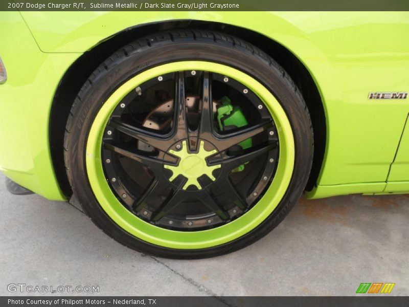 Sublime Metallic / Dark Slate Gray/Light Graystone 2007 Dodge Charger R/T